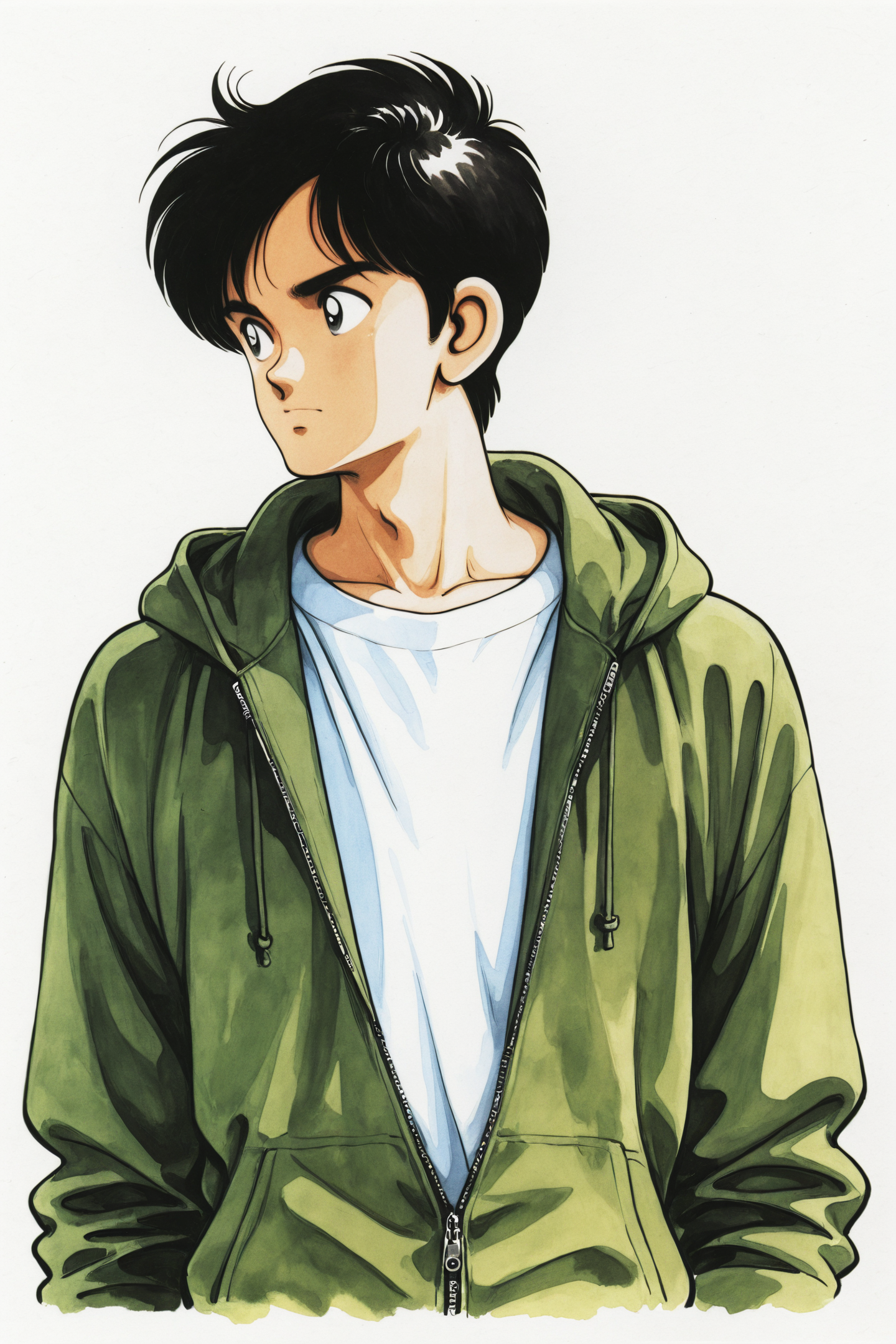 42250-802308213-male focus,solo,1boy,black hair,hood,upper body,simple background,white background,hood down,hoodie,black eyes,looking away,look.png